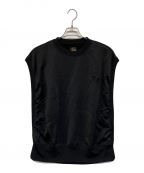 Needlesニードルズ）の古着「SLEEVELESS TEE  C/PE BRIGHT JERSEY」｜ブラック