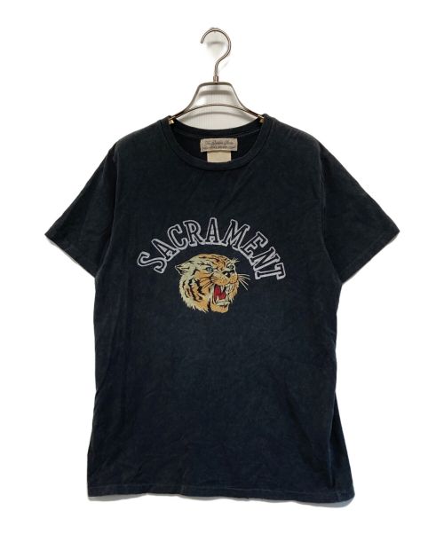 REMI RELIEF（レミレリーフ）REMI RELIEF (レミレリーフ) SACRAMENT TIGER Tシャツ ブラック サイズ:Lの古着・服飾アイテム