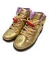 NIKE SB（ナイキエスビー）の古着「DUNK HIGH METALLIC GOLD」｜ゴールド×パープル