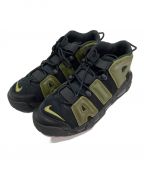 NIKEナイキ）の古着「AIR MORE UPTEMPO」｜ブラック×カーキ