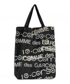 10 corso como COMME des GARCONSディエチコルソコモ・コムデギャルソン）の古着「ペンキペイントトートバッグ」｜ブラック