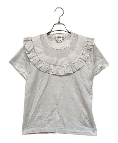 COMME des GARCONS GIRL（コムデギャルソンガール）COMME des GARCONS GIRL (コムデギャルソンガール) Tシャツ ホワイト サイズ:SIZE Mの古着・服飾アイテム