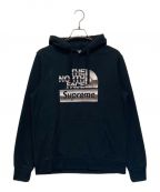 SUPREME×THE NORTH FACEシュプリーム×ザ ノース フェイス）の古着「Metallic Logo Hooded Sweatshirt」｜ブラック