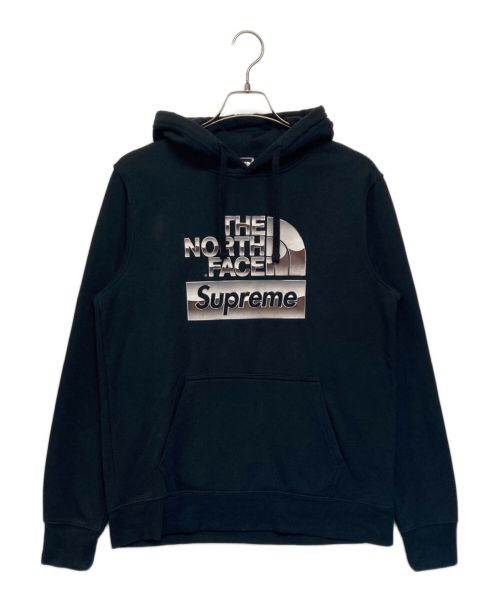 SUPREME（シュプリーム）SUPREME (シュプリーム) THE NORTH FACE (ザ ノース フェイス) Metallic Logo Hooded Sweatshirt ブラック サイズ:SIZE Sの古着・服飾アイテム