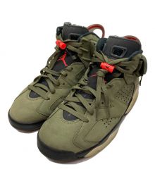 NIKE×Travis Scott（ナイキ×トラヴィス スコット）の古着「Air Jordan 6 Retro」｜オリーブ