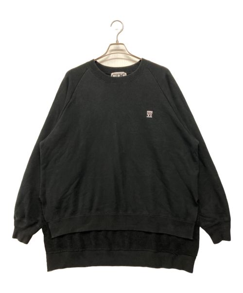 CDG（シーディージー）CDG (シーディージー) YI (ヤマイチ) OVERSIZED LONG BACK SWEATSHIRT ブラック サイズ:SIZE Sの古着・服飾アイテム