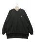 CDG（シーディージー）の古着「OVERSIZED LONG BACK SWEATSHIRT」｜ブラック