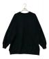 CDG (シーディージー) YI (ヤマイチ) OVERSIZED LONG BACK SWEATSHIRT ブラック サイズ:SIZE S：18000円