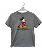 GUCCI×DISNEYグッチ×ディズニー）の古着「Mickey Mouse Tee」｜グレー