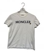 MONCLERモンクレール）の古着「Logo-embroidered T-shirt」｜ホワイト