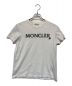 MONCLER（モンクレール）の古着「Logo-embroidered T-shirt」｜ホワイト