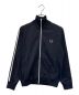 FRED PERRY（フレッドペリー）の古着「TWIN TAPE TRACK JACKET」｜ブラック