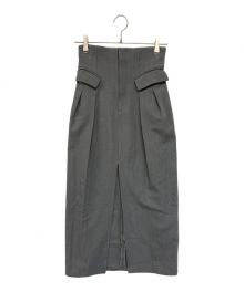 STUDIOUS（ステュディオス）の古着「High Waist Tailored Skirt」｜グレー