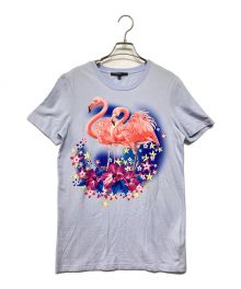 GUCCI（グッチ）の古着「フラミンゴtシャツ」｜ブルー