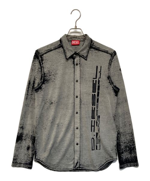 DIESEL（ディーゼル）DIESEL (ディーゼル) S-Entry-Dev shirt グレー サイズ:SIZE Sの古着・服飾アイテム