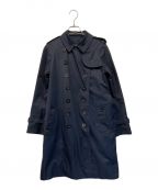 Aquascutumアクアスキュータム）の古着「BASIC TRENCHCOAT SHORT」｜ネイビー