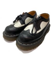 Dr.Martens（ドクターマーチン）の古着「バイカラーウィングチップシューズ」｜ブラック×ホワイト