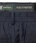 中古・古着 WACKO MARIA (ワコマリア) DORMEUIL / STRIPED PLEATED TROUSERS ネイビー×ブラック サイズ:M：16000円