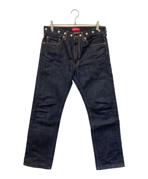 SUPREME（シュプリーム）SUPREME (シュプリーム) LEVI'S (リーバイス) 505 Indigo Star Denim インディゴ サイズ:W32 L32の古着・服飾アイテム