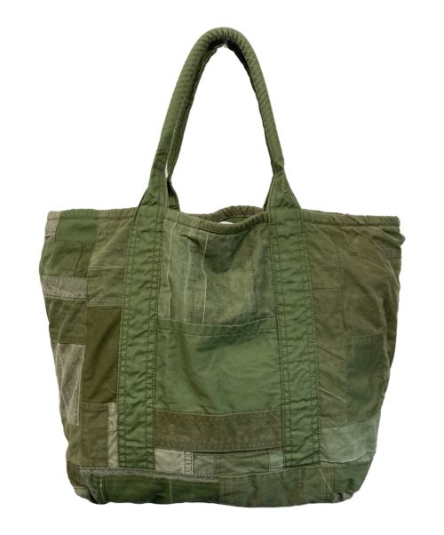 hobo（ホボ）hobo (ホボ) CARRY-ALL TOTE L UPCYCLED US ARMY CLOTH カーキの古着・服飾アイテム