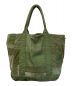 hobo（ホボ）の古着「CARRY-ALL TOTE L UPCYCLED US ARMY CLOTH」｜カーキ