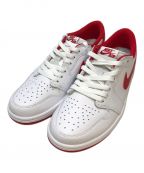 NIKEナイキ）の古着「AIR JORDAN 1 RETRO LOW OG」｜ホワイト×レッド