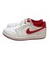 NIKE (ナイキ) AIR JORDAN 1 RETRO LOW OG ホワイト×レッド サイズ:26.5cm 未使用品：9000円