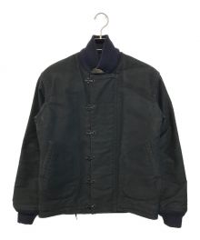 MISTER FREEDOM×SUGAR CANE（ミスターフリーダム×シュガーケーン）の古着「Black Jungle Cloth Deck Jacket」｜ネイビー