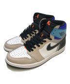 NIKEナイキ）の古着「Air Jordan 1 Retro High OG」｜ブルー×ベージュ