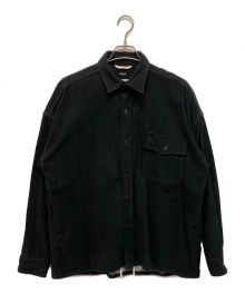 nanamica（ナナミカ）の古着「Flannel CPO Shirt Jacket」｜ブラック