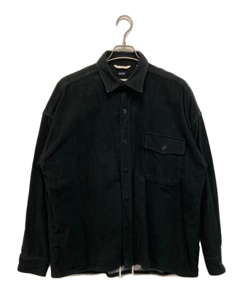 nanamica（ナナミカ）nanamica (ナナミカ) Flannel CPO Shirt Jacket ブラック サイズ:Mの古着・服飾アイテム