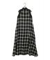 louren (ローレン) stand collar check dress ブラック サイズ:SIZE M：32000円