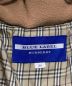 中古・古着 BURBERRY BLUE LABEL (バーバリーブルーレーベル) ファー付ダウンジャケット ブラウン サイズ:SIZE 38：25000円