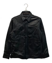 Schott×nano・universe（ショット×ナノ・ユニバース）の古着「別注 LEATHER WESTERN JACKET」｜ブラック