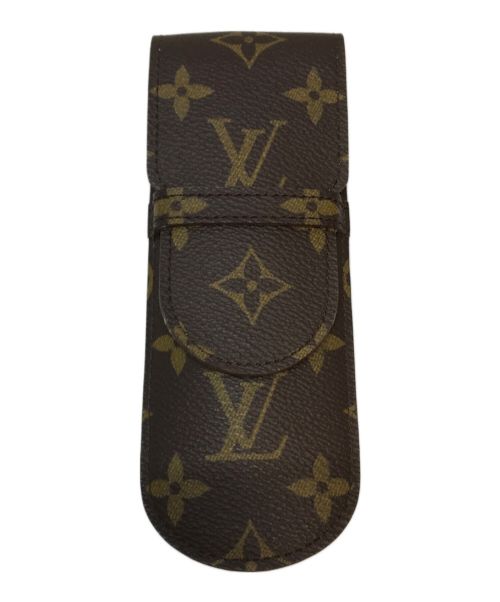 LOUIS VUITTON（ルイ ヴィトン）LOUIS VUITTON (ルイ ヴィトン) エテュイ・スティロ ペンケース ブラウンの古着・服飾アイテム