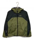 MILLETミレー）の古着「Grands MONTETS II Goretex ジャケット」｜カーキ×ブラック