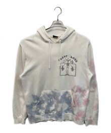 stussy（ステューシー）の古着「Plant Love Tie Dye Hoodie」｜ベージュ