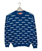 KEBOZケボズ）の古着「MULTI KBB LOGO SWEATER」｜ブルー