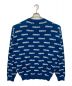 KEBOZ (ケボズ) MULTI KBB LOGO SWEATER ブルー サイズ:XL 未使用品：7000円