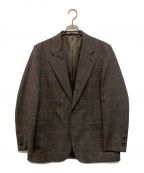 AURALEEオーラリー）の古着「BLUEFACED WOOL CHECK JACKET」｜ブラウン