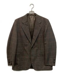 AURALEE（オーラリー）の古着「BLUEFACED WOOL CHECK JACKET」｜ブラウン