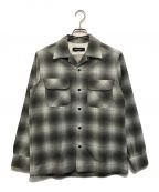 Subcultureサブカルチャー）の古着「WOOL CHECK SHIRT」｜グレー×ホワイト