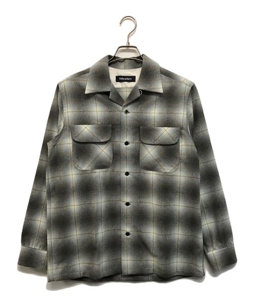 Subculture（サブカルチャー）Subculture (サブカルチャー) WOOL CHECK SHIRT グレー×ホワイト サイズ:2の古着・服飾アイテム