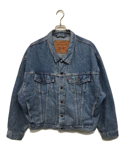 LEVI'S（リーバイス）LEVI'S (リーバイス) 90sデカパッチデニムジャケット インディゴ サイズ:XLの古着・服飾アイテム