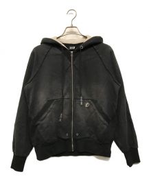 FAF（エフエイエフ）の古着「Aged Zip Up Hoodie」｜ブラック