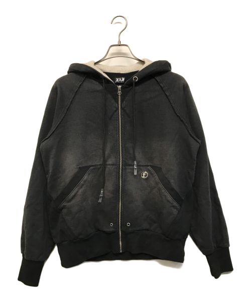 FAF（エフエイエフ）FAF (エフエイエフ) Aged Zip Up Hoodie ブラック サイズ:SIZE 2の古着・服飾アイテム