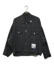 IN STRU(MEN-TAL)（インストルメンタル）の古着「Tencel Denim Blouson」｜ブラック