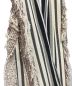 中古・古着 3.1 phillip lim (スリーワンフィリップリム) Berber Fringed Long Knit Vest ホワイト×ブラック サイズ:S：10000円