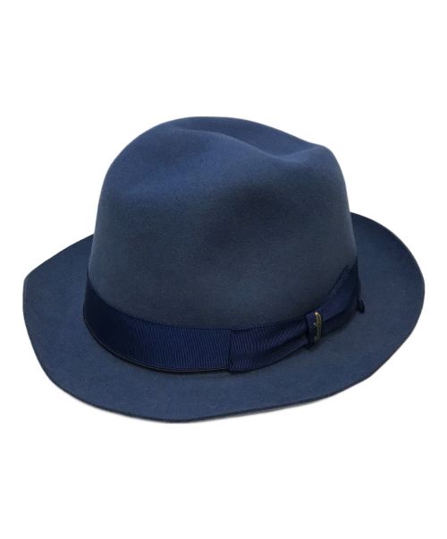 BORSALINO（ボルサリーノ）BORSALINO (ボルサリーノ) ラビットフェルトハット ネイビー サイズ:SIZE 59の古着・服飾アイテム