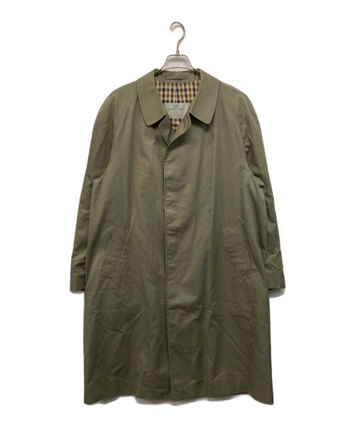 Aquascutum（アクアスキュータム）Aquascutum (アクアスキュータム) ステンカラーコート オリーブ サイズ:不明(下記参照)の古着・服飾アイテム